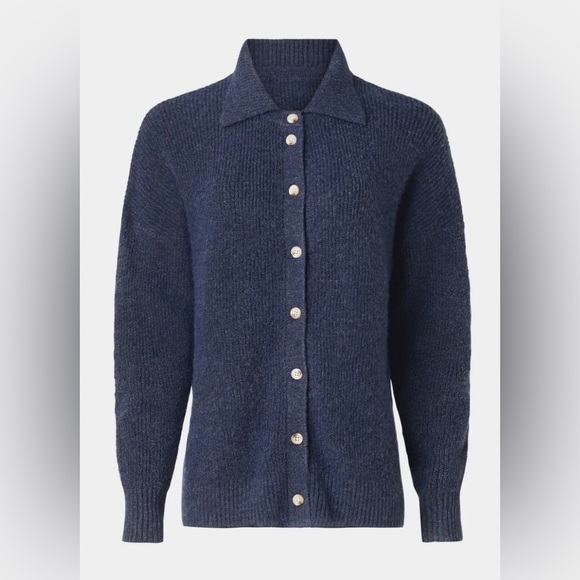 Central Park West Sweaters - Central Park West - Millie Oversized Sweater Polo